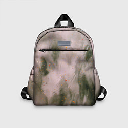 Детский рюкзак Абстрактный туман и следы красок, цвет: 3D-принт