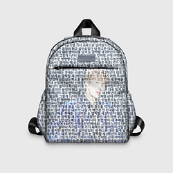 Детский рюкзак BTS JUNGKOOK: портрет из слов песни, цвет: 3D-принт