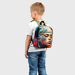 Детский рюкзак Фантастическая девушка, цвет: 3D-принт — фото 2