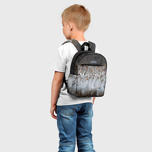 Детский рюкзак Стая гусей - Gussi / 3D-принт – фото 5