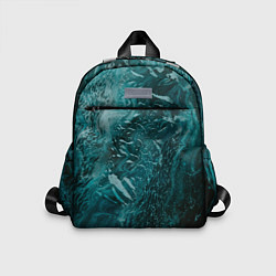 Детский рюкзак Волны абстрактной воды и красок, цвет: 3D-принт