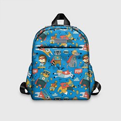 Детский рюкзак Животные-супергерои, цвет: 3D-принт