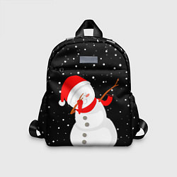 Детский рюкзак Снеговик дэбует, цвет: 3D-принт