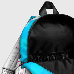 Детский рюкзак Roblox neon gradient style: символ сверху, цвет: 3D-принт — фото 2