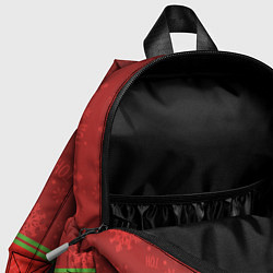 Детский рюкзак Новогодний зайка в очках, цвет: 3D-принт — фото 2