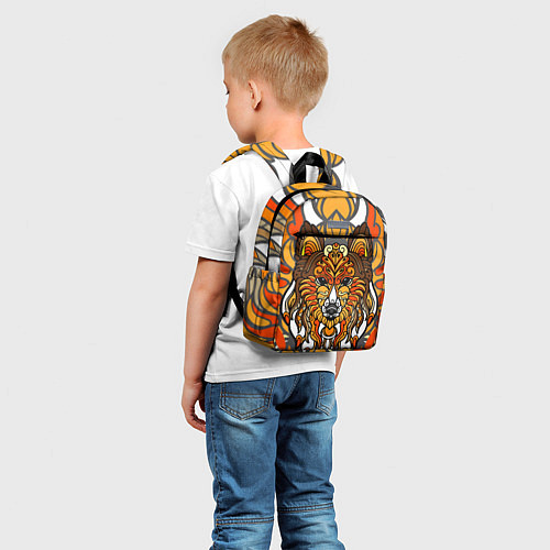 Детский рюкзак Узорчатая лиса / 3D-принт – фото 5