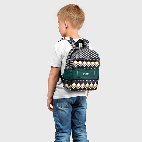 Детский рюкзак FIRM ретро свитер / 3D-принт – фото 5