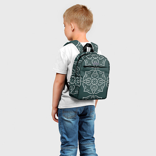 Детский рюкзак Узор точки-сердечки / 3D-принт – фото 5