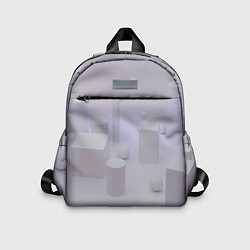 Детский рюкзак Светлые геометрические шары и кубы, цвет: 3D-принт