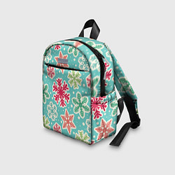 Детский рюкзак Весёлые снежинки, цвет: 3D-принт — фото 2