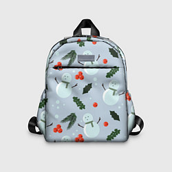Детский рюкзак Снеговики и ягодки