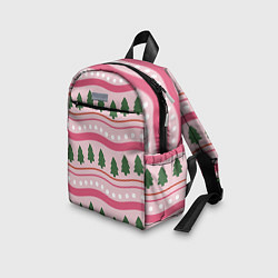 Детский рюкзак Новогодний свитер: розовый, цвет: 3D-принт — фото 2