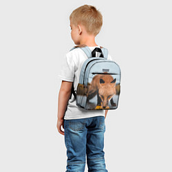 Детский рюкзак Лиcа на трассе, цвет: 3D-принт — фото 2