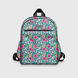 Детский рюкзак Весенний цветочный паттерн, цвет: 3D-принт