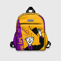 Детский рюкзак Скажи Привет, цвет: 3D-принт