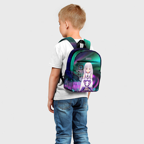Детский рюкзак Re: Zero - Emilia / 3D-принт – фото 5