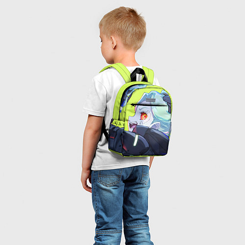 Детский рюкзак Ребекка - Киберпанк Бегущие по краю / 3D-принт – фото 5