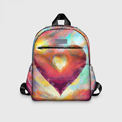 Детский рюкзак Большое горячее сердце, цвет: 3D-принт