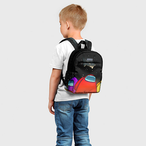 Детский рюкзак Красный член экипажа / 3D-принт – фото 5