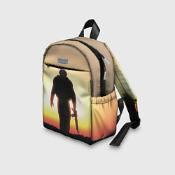 Детский рюкзак Солдат на закате, цвет: 3D-принт — фото 2