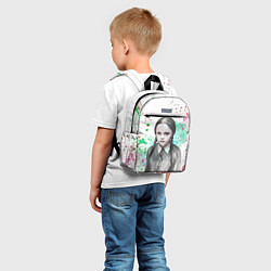 Детский рюкзак Маленькая Уэнсдэй, цвет: 3D-принт — фото 2