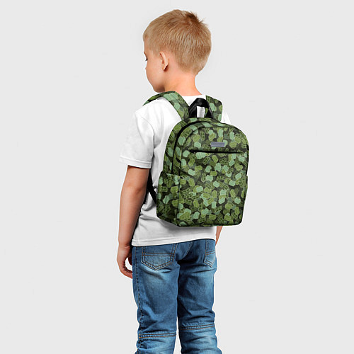 Детский рюкзак Камуфляж из диванов / 3D-принт – фото 5