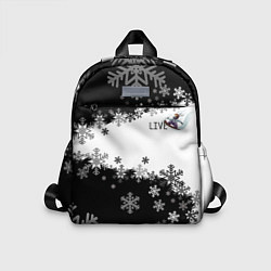 Детский рюкзак Сноуборд черно-белый