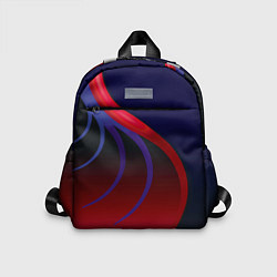 Детский рюкзак Красные и синие щупальца, цвет: 3D-принт