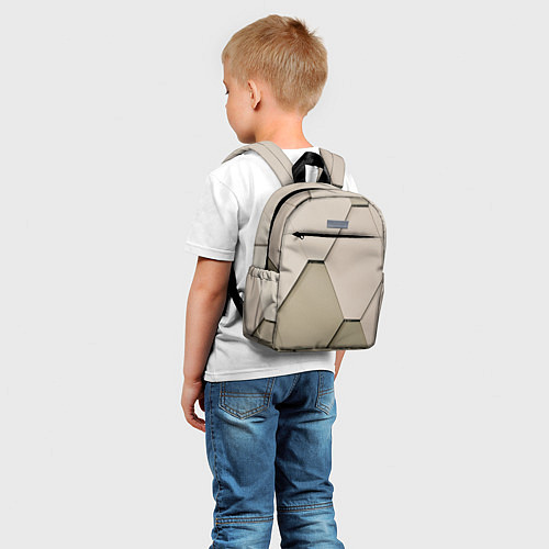Детский рюкзак Зеленая плитка / 3D-принт – фото 5