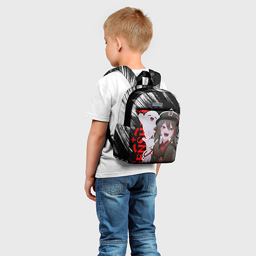 Детский рюкзак Ху тао и призраки - геншин импакт / 3D-принт – фото 5