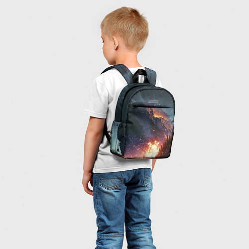 Детский рюкзак Звезды над природным пейзажем / 3D-принт – фото 5