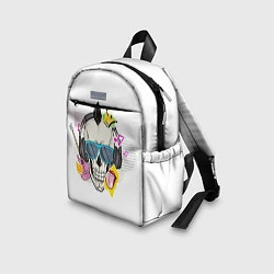 Детский рюкзак Черепок в очках, цвет: 3D-принт — фото 2