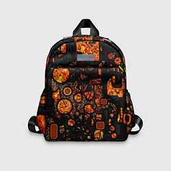 Детский рюкзак Арт нейросети с абстрактным узором, цвет: 3D-принт