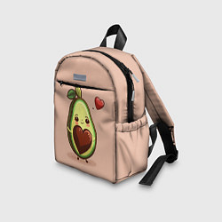 Детский рюкзак Влюбленная авокадо - парные, цвет: 3D-принт — фото 2