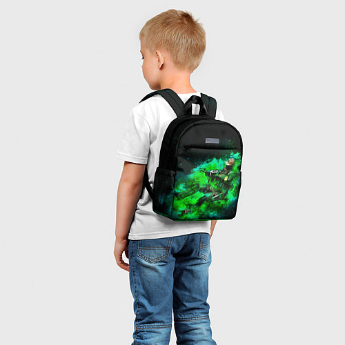 Детский рюкзак Контр-террорист в тумане / 3D-принт – фото 5