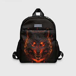 Детский рюкзак Морда огненного волка