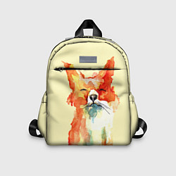 Детский рюкзак Живописная лисица, цвет: 3D-принт
