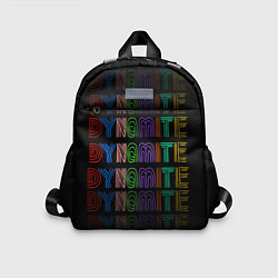Детский рюкзак BTS dynamite music, цвет: 3D-принт