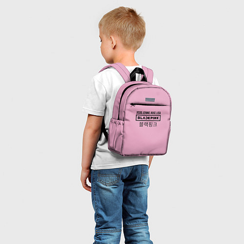 Детский рюкзак BlackPink Лого / 3D-принт – фото 5