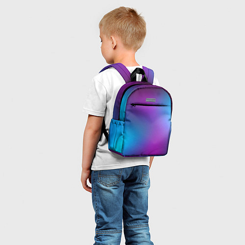 Детский рюкзак НЕОНОВЫЙ ГРАДИЕНТ / 3D-принт – фото 5