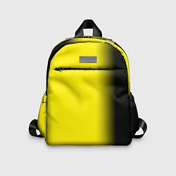 Детский рюкзак И черный и желтый, цвет: 3D-принт