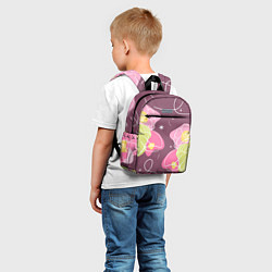 Детский рюкзак Звезды в цветах лайн, цвет: 3D-принт — фото 2