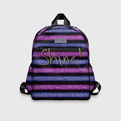 Детский рюкзак Shine - леттеринг, цвет: 3D-принт