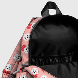 Детский рюкзак Белые милые медвежата, цвет: 3D-принт — фото 2