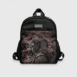 Детский рюкзак Самурай среди ветвей цветущей сакуры