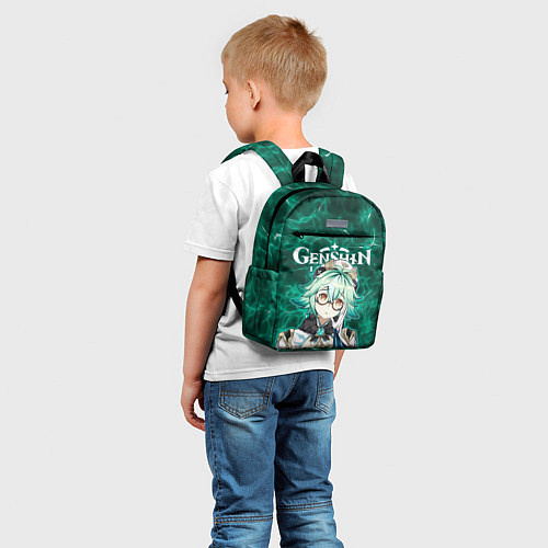 Детский рюкзак Сахароза на фоне воздушных частиц / 3D-принт – фото 5