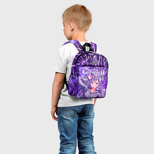 Детский рюкзак Кэ Цин на фоне молний / 3D-принт – фото 5