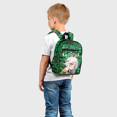 Детский рюкзак Нахида на фоне листвы / 3D-принт – фото 5
