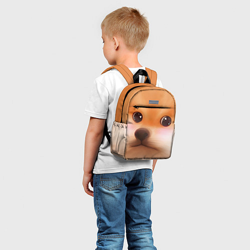 Детский рюкзак Милый доге мем / 3D-принт – фото 5