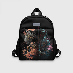 Детский рюкзак Самурай и тигр, цвет: 3D-принт